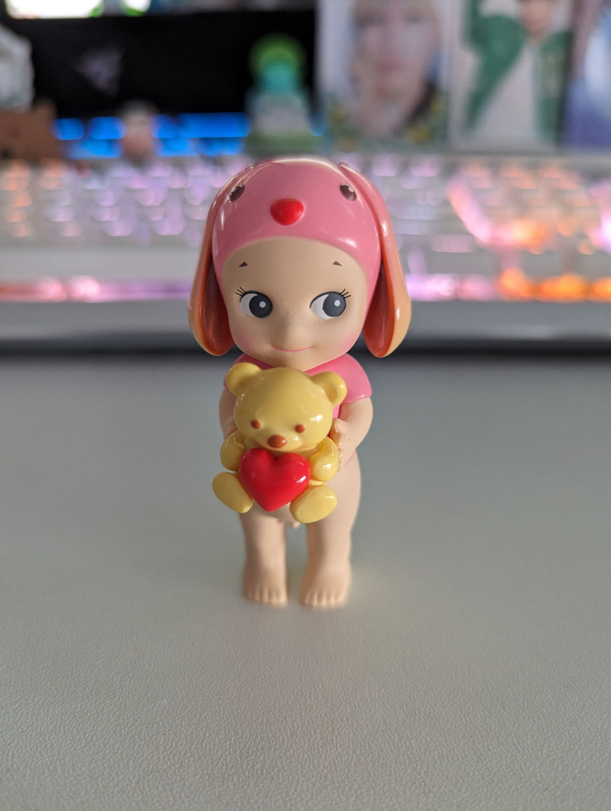 Pink Chick Teddy - Gifts of Love - Sonny Angel - 1