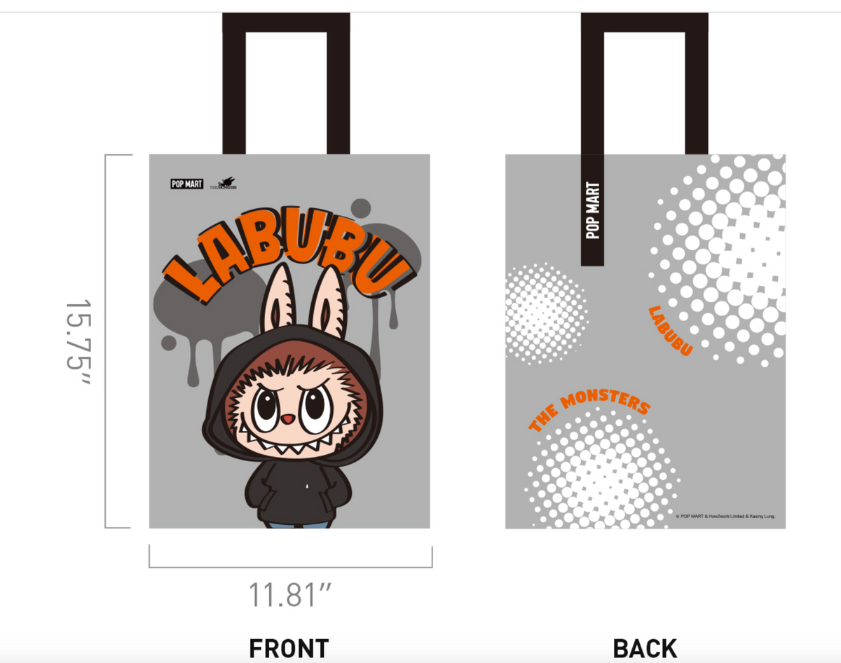 Labubu Anniversary Canvas Tote Bag by POP MART - 3