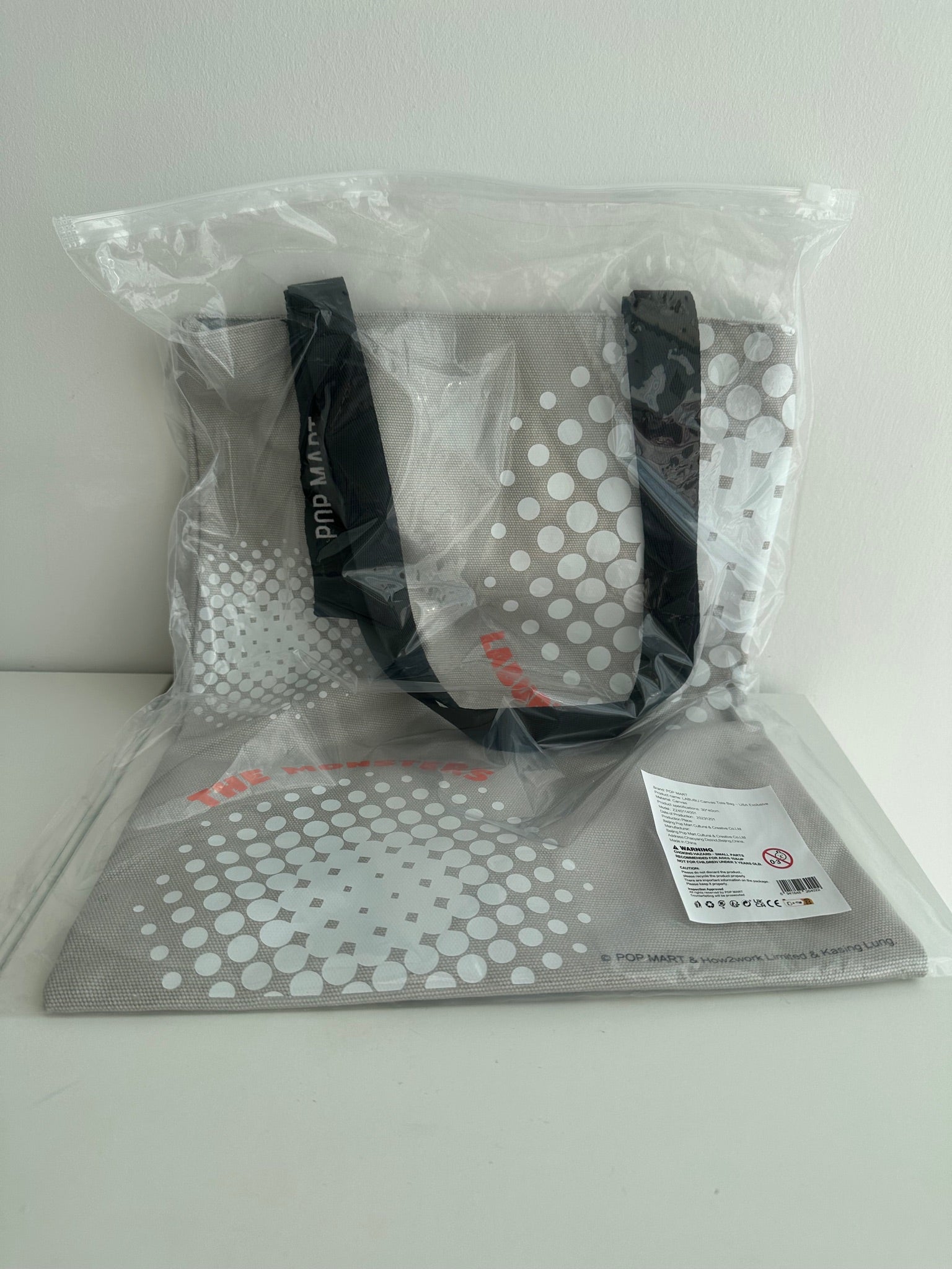 Labubu Anniversary Canvas Tote Bag by POP MART - 1