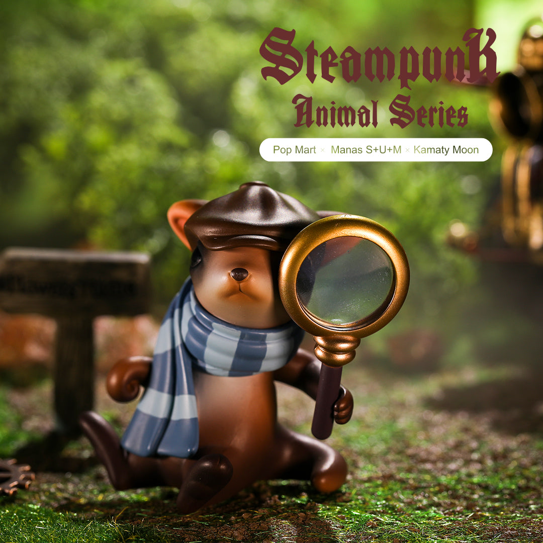 Steampunk Animal Blind Box Series by POP MART x Manas x Kamaty Moon