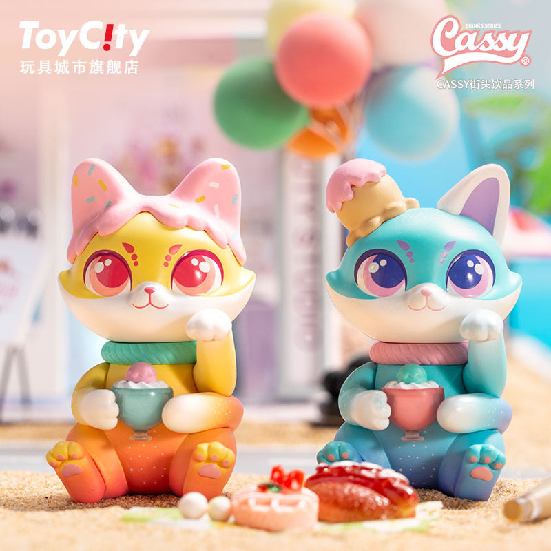 Cassy Cat Drinks Series Blind Box by Toy City