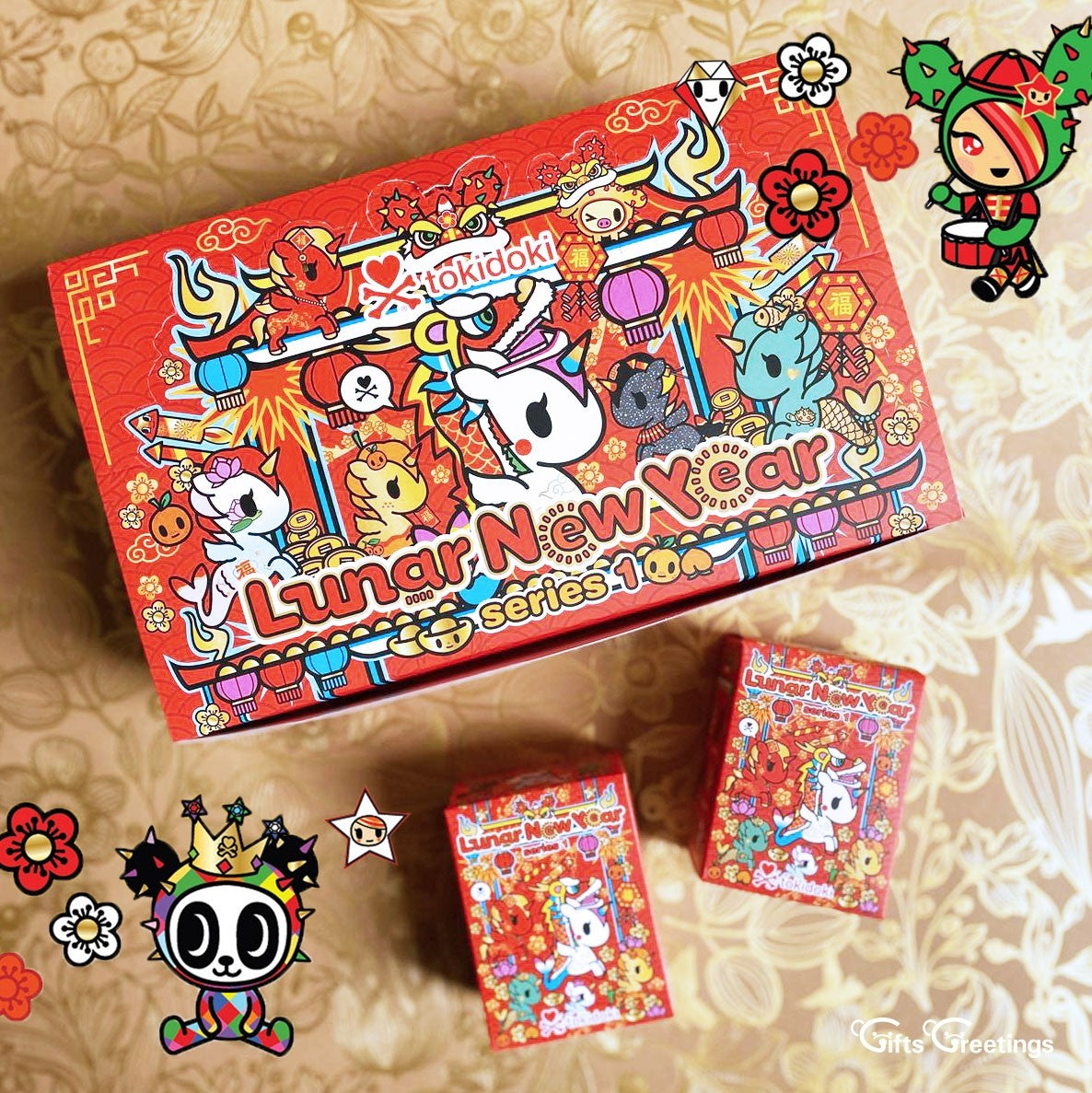 Lunar New Year Unicorno Series One Blind Box by Tokidoki