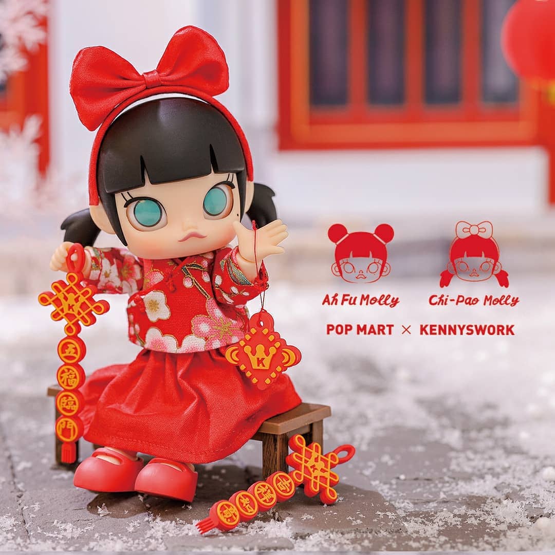 Molly Chinese New Year 2020 BJD Toy Figure by POP MART x Kennyswork