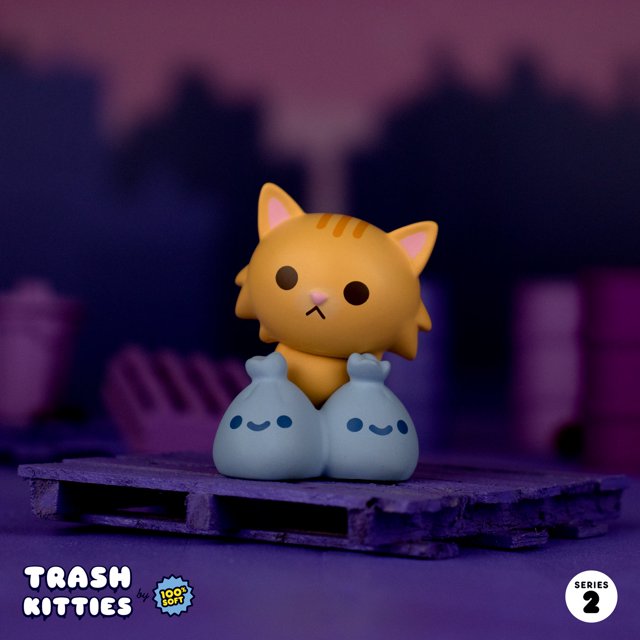 Orange Tabby - Trash Kitties Series 2 by 100% Soft