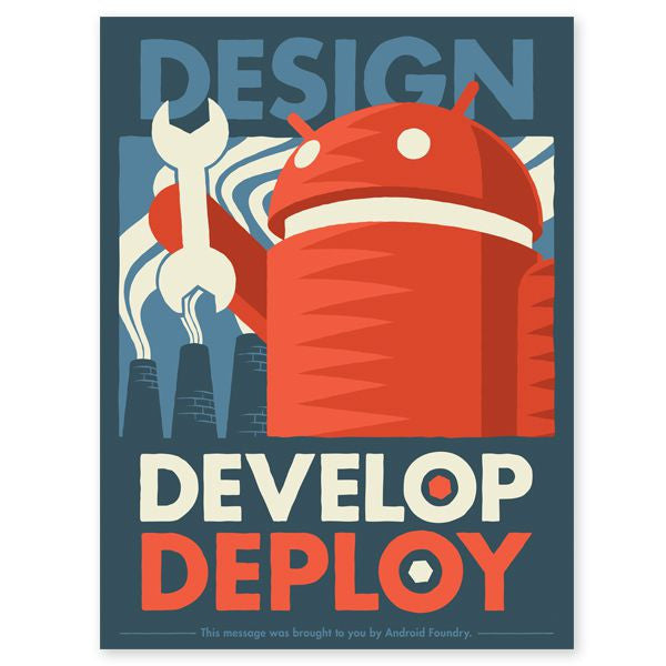 Design Develop Deploy 18" x 24" Print - Mindzai  - 1