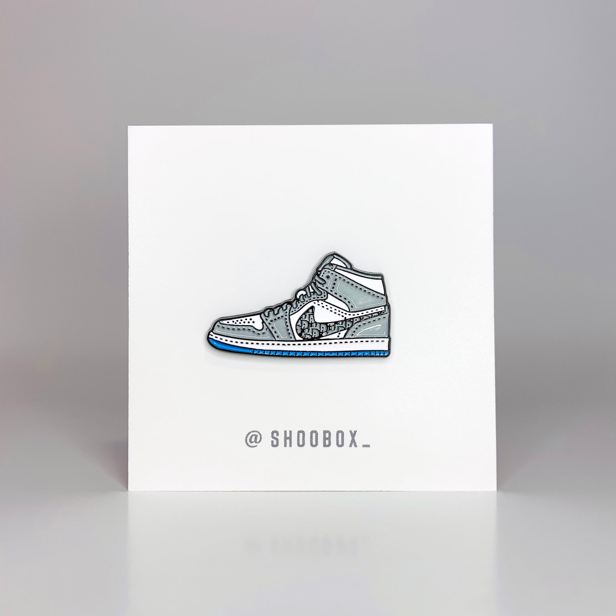 AJ1 Dior Soft Enamel Pin by Shoobox