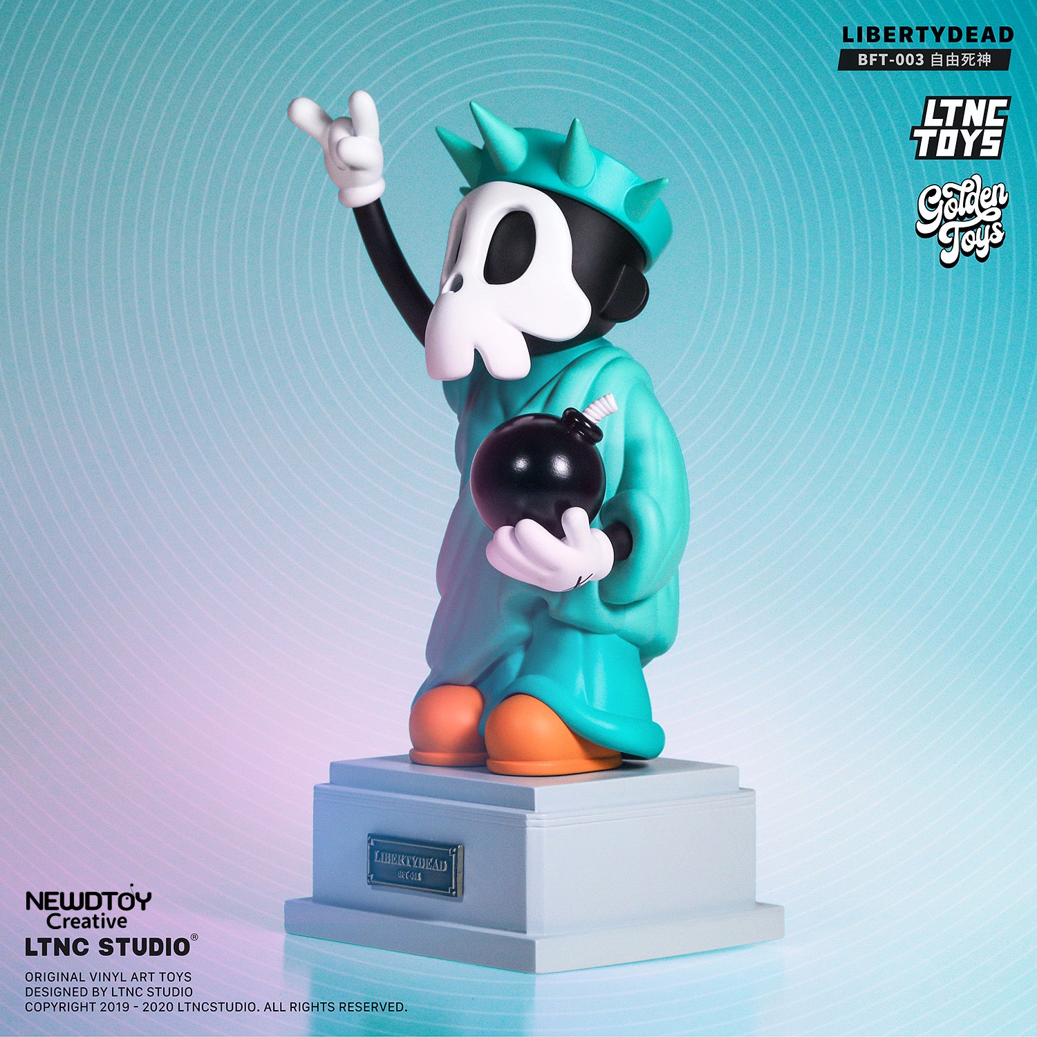 Liberty Dead Art Toy Figure by LTNC Studio