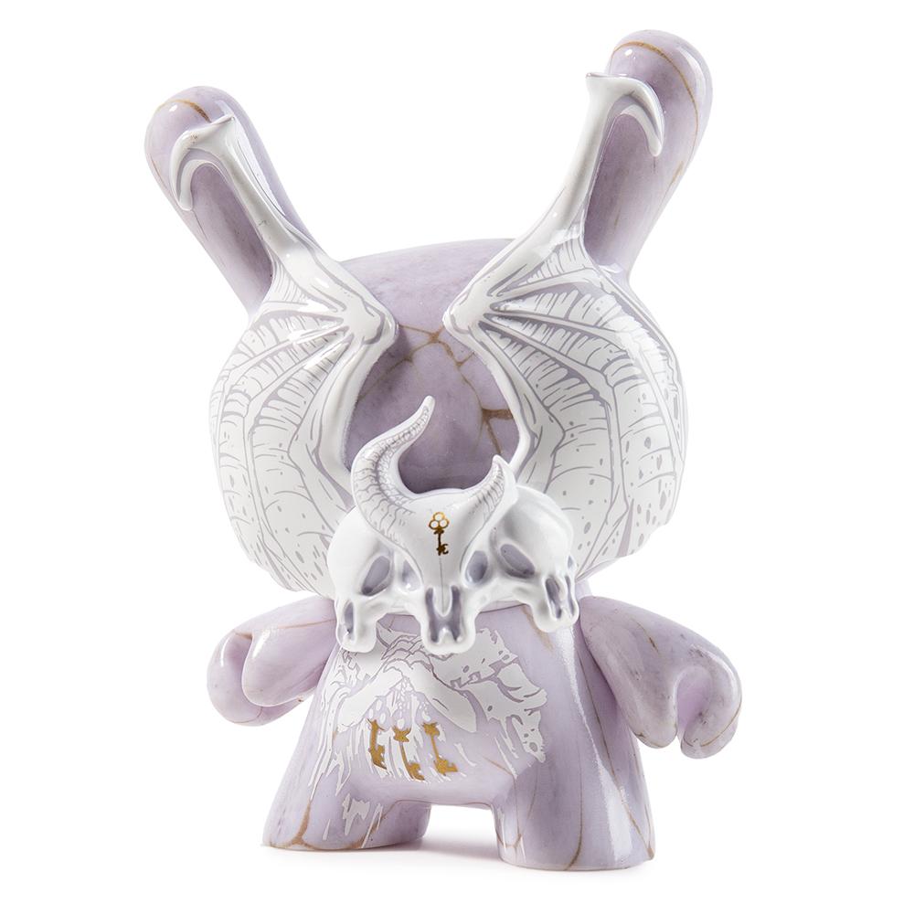 Arcane Divination Azazel Grey / Gold Marble 5&quot; Dunny by Jon-Paul Kaiser x Kidrobot - Special Order