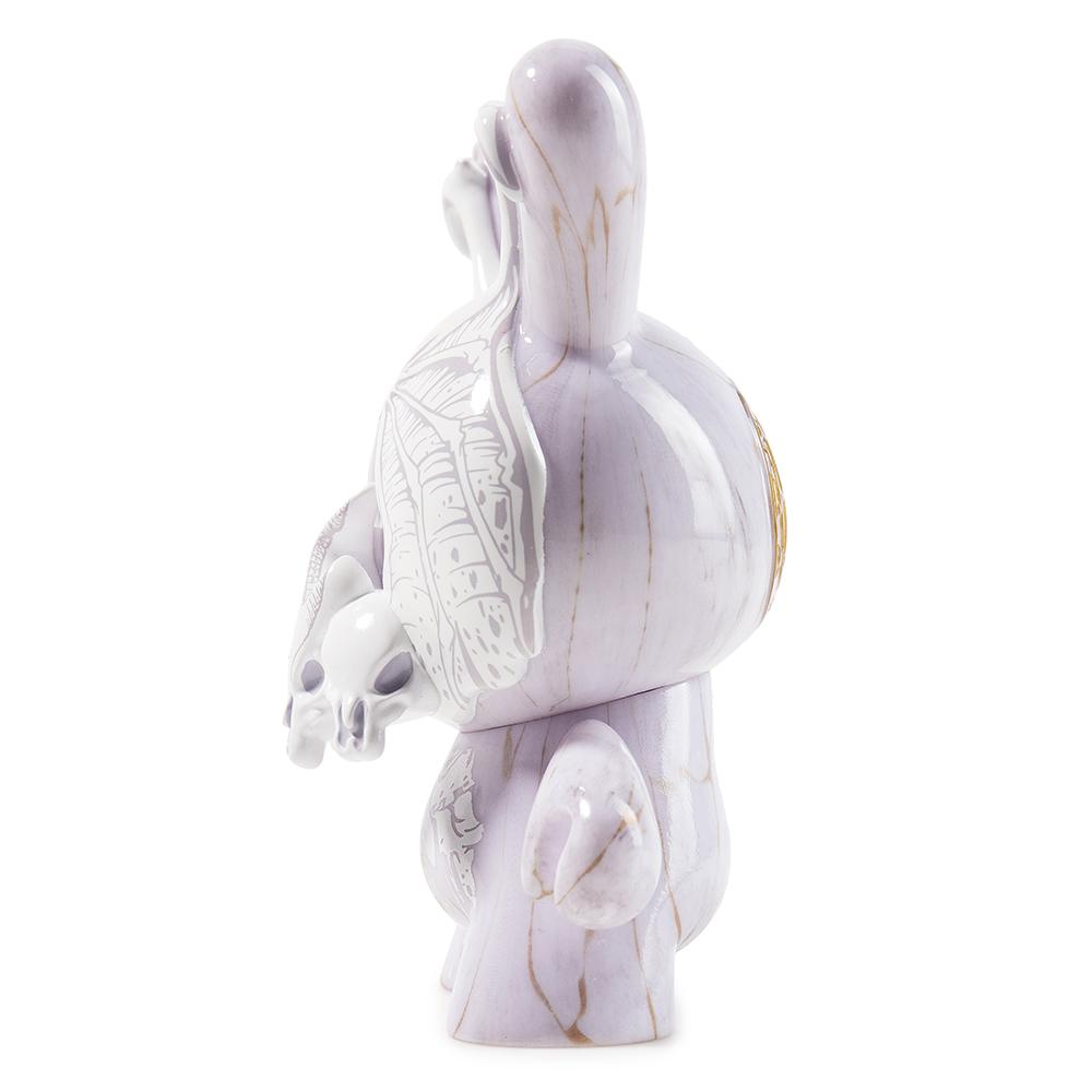 Arcane Divination Azazel Grey / Gold Marble 5" Dunny by Jon-Paul Kaiser x Kidrobot - Special Order