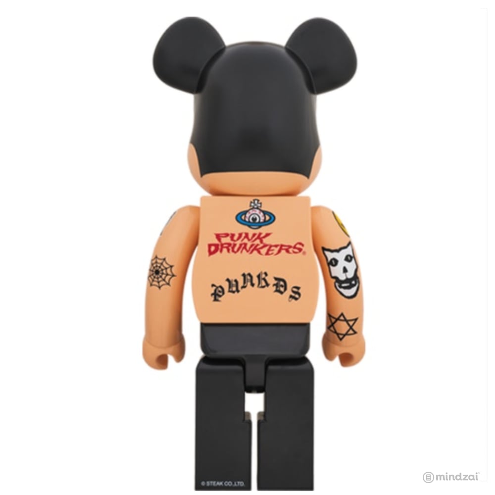 Aitsu 1000% Bearbrick by Punk Drunkers x Medicom Toy - Tattoo Version