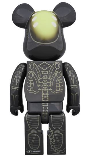 BE@RBRICK ALIEN 1000％400%100% Bearbrick X Toy Story Alien 100