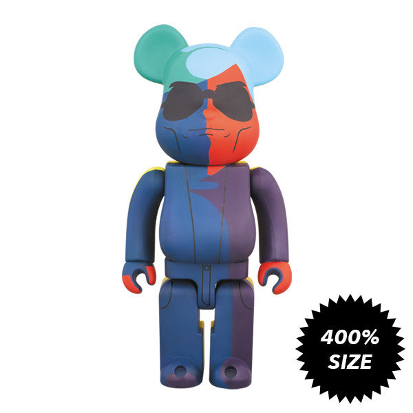 Andy Warhol Silkscreen version 400% Bearbrick by Medicom Toy - Mindzai 