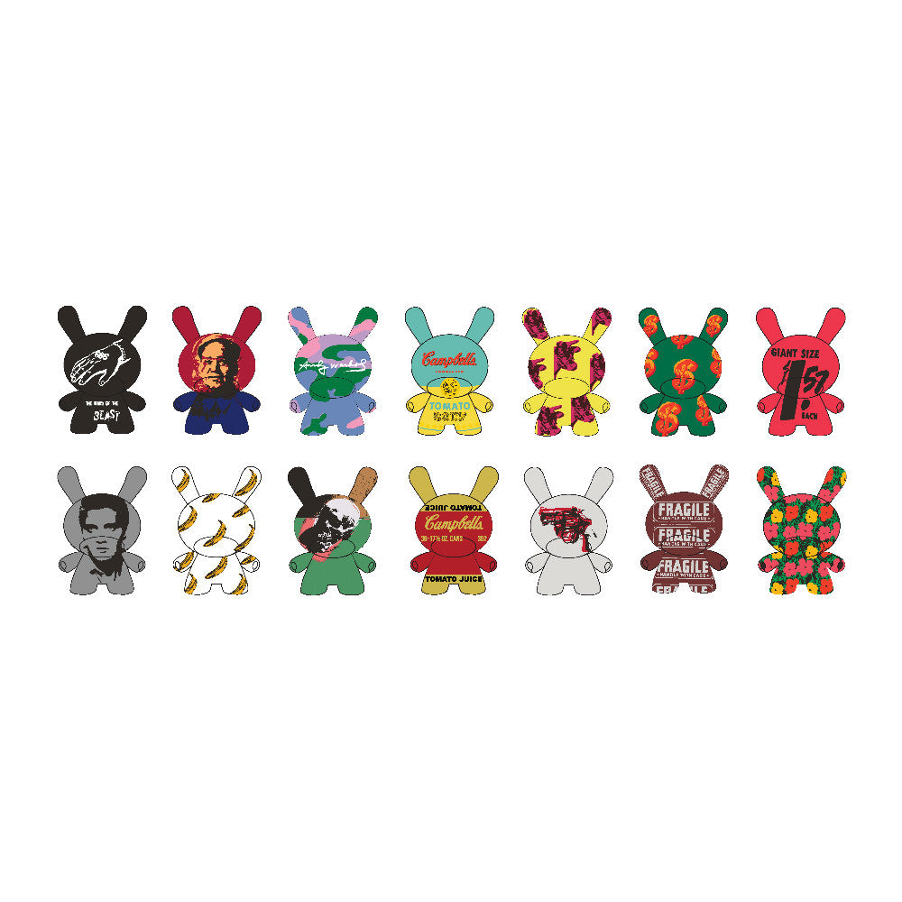 Warhol Mini Dunny Series 2.0 Blind Box by Andy Warhol x Kidrobot - Pre-order - Mindzai 