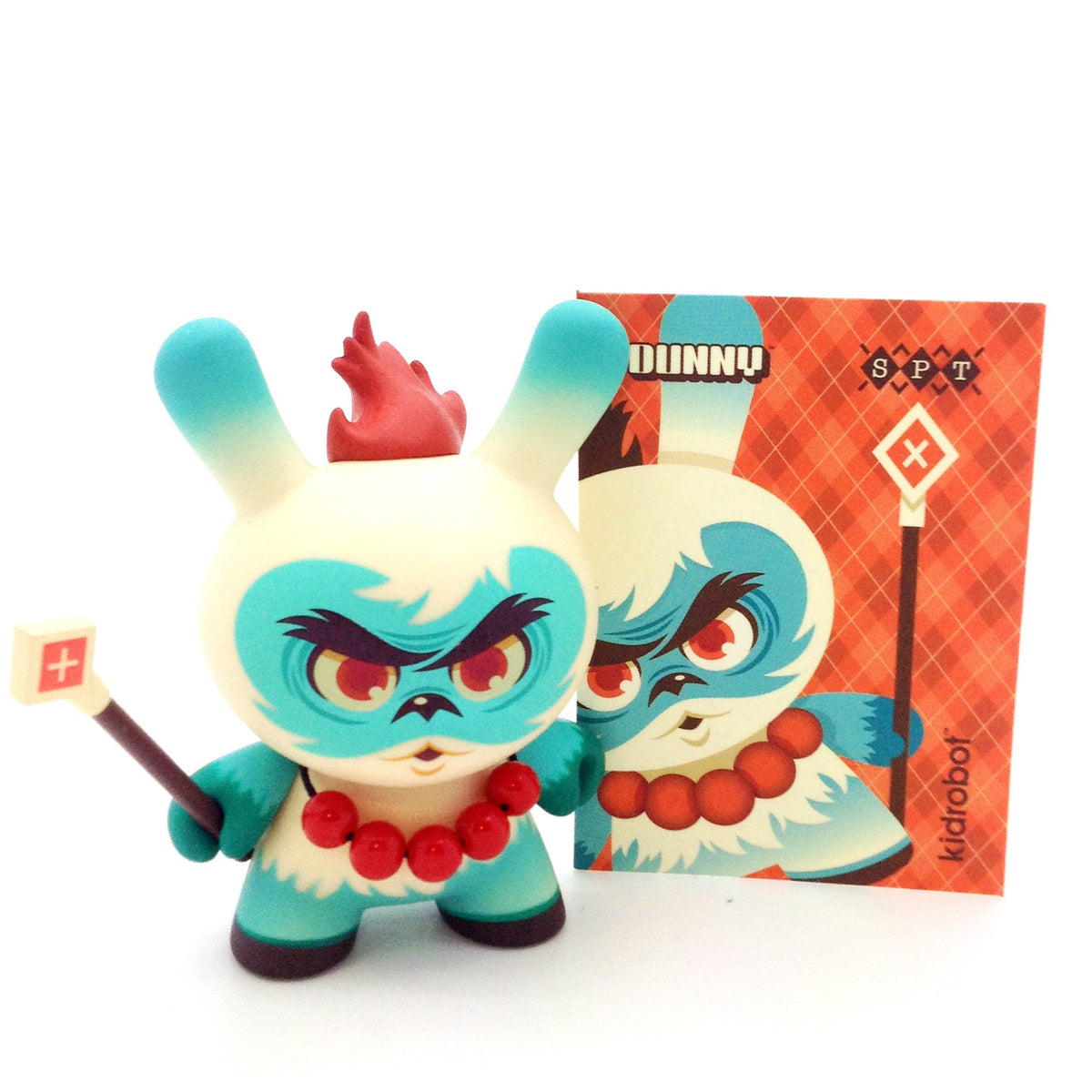 Side Show Dunny Series - Argyle Warrior (Scott Tolleson) - Mindzai  - 2