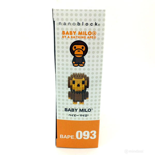 Baby Milo Bape x Nanoblock Toy Figure by Kawada - Mindzai Toy Shop