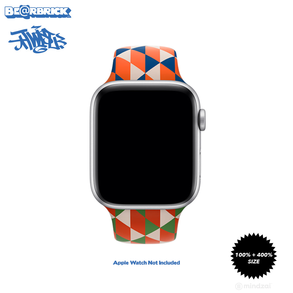 Barry McGee 100% + 400% Bearbrick Set + Apple Watch Sport Band 44mm by Medicom Toy