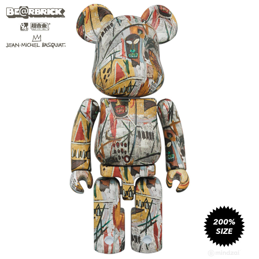 Jean-Michel Basquiat #1 Super Metal Alloy 200% Bearbrick by Medicom Toy