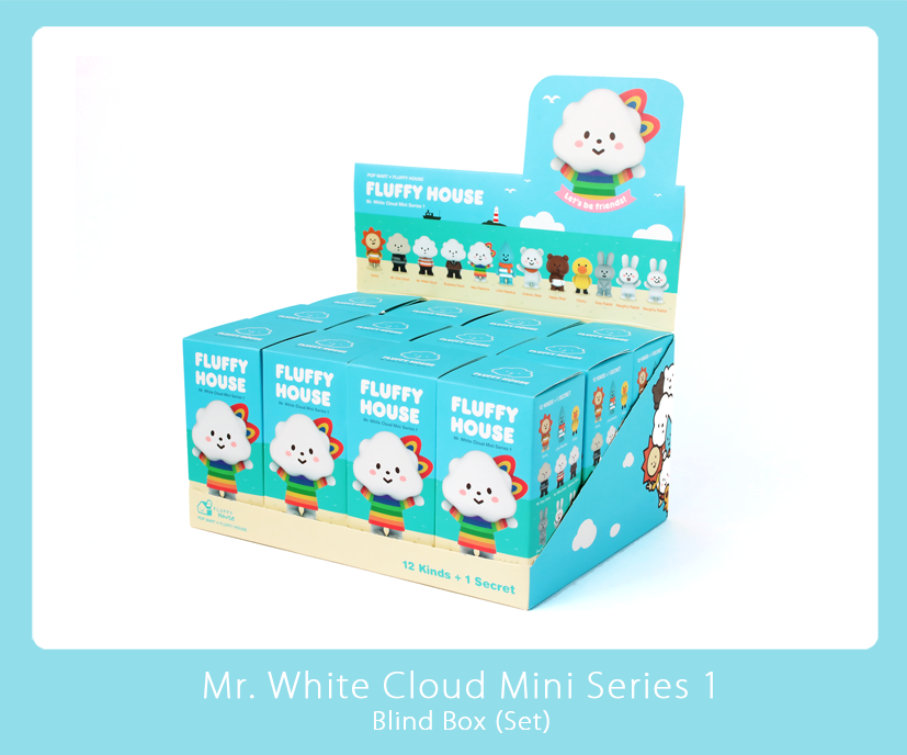 Mr. White Cloud Mini Series 1 by Fluffy House x POP MART