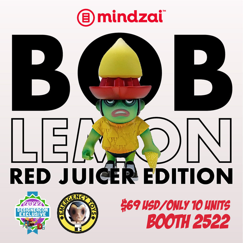 Exclusive: Bob Lemon Red Juicer Edition by Emergency Toys
