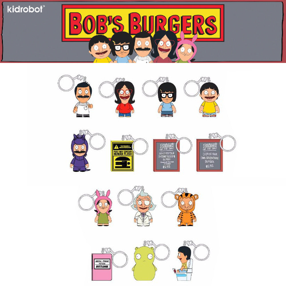 Bob's Burgers Blind Box Keychain Series, 1 Random 