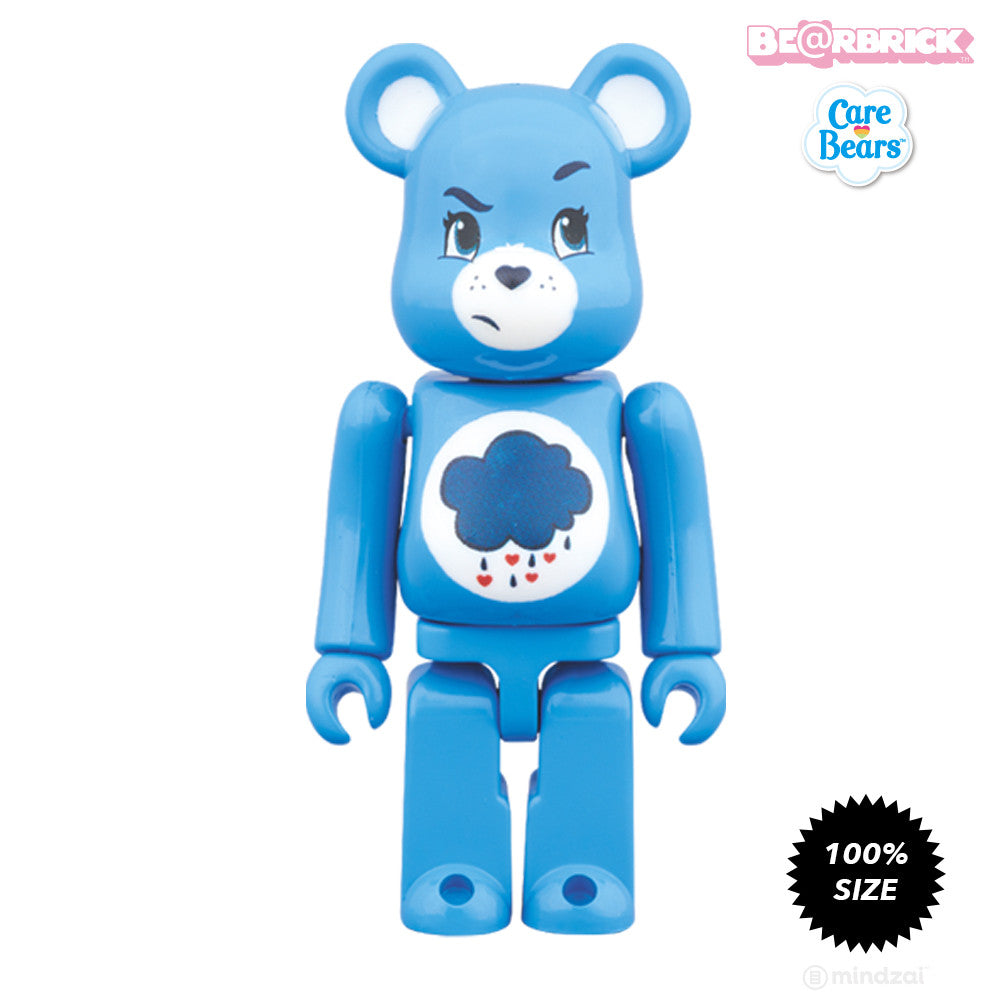 Grumpy Bear Care Bears 100% Bearbrick - Mindzai