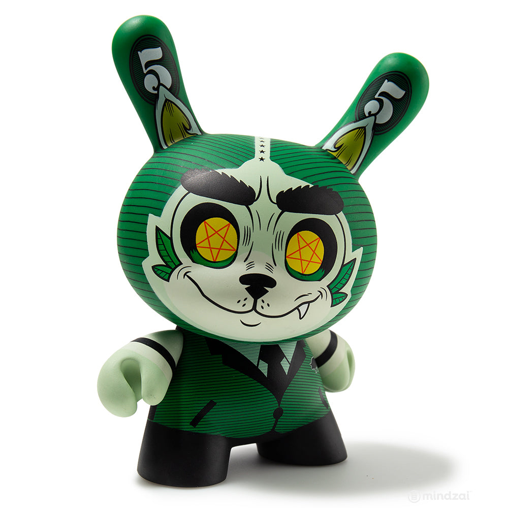 Cash Wolf 5-Inch Dunny Art Toy by Josh Divine
