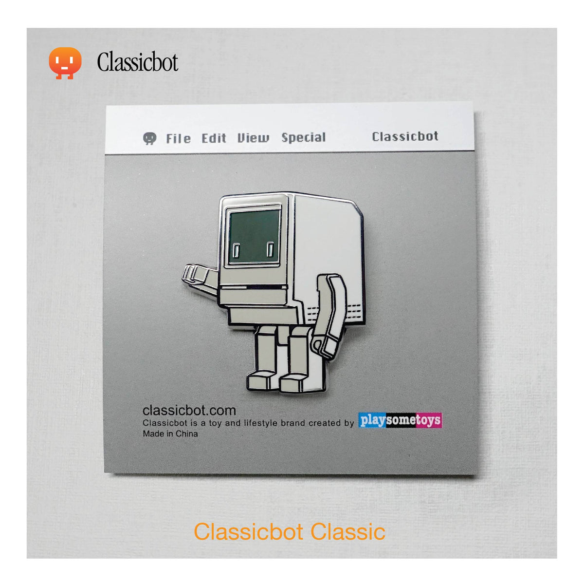 Classicbot Classic Enamel Pin by Classicbot
