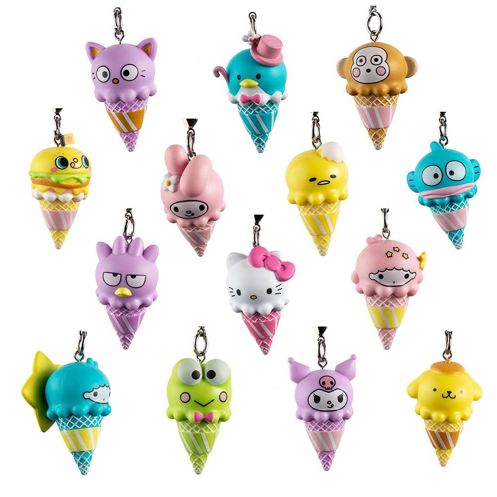 Hello Sanrio Ice Cream Cone Blind Box Keychain Series by Kidrobot