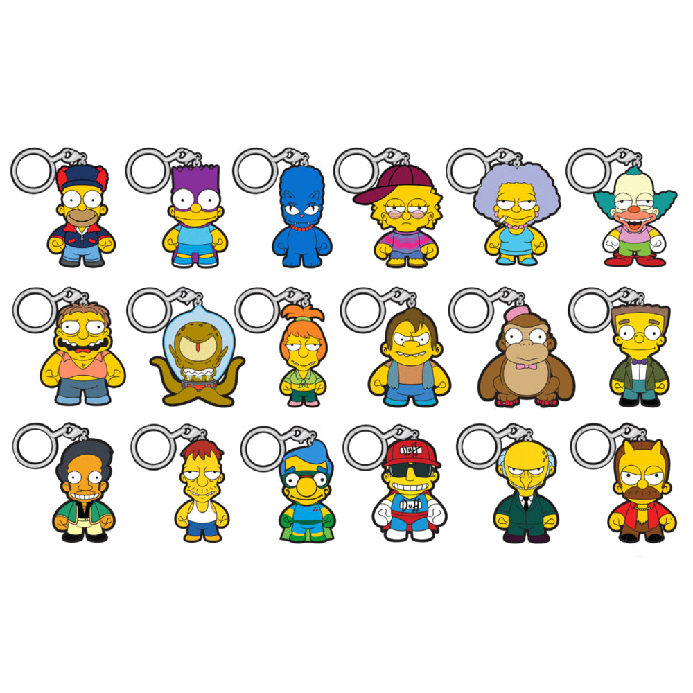 The Simpsons Craptacular Blind Box Keychains by Kidrobot