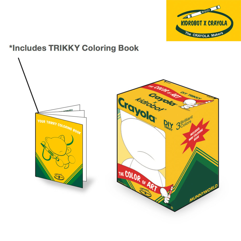 DIY Trikky 4-inch by Kidrobot x Crayola - Mindzai  - 2