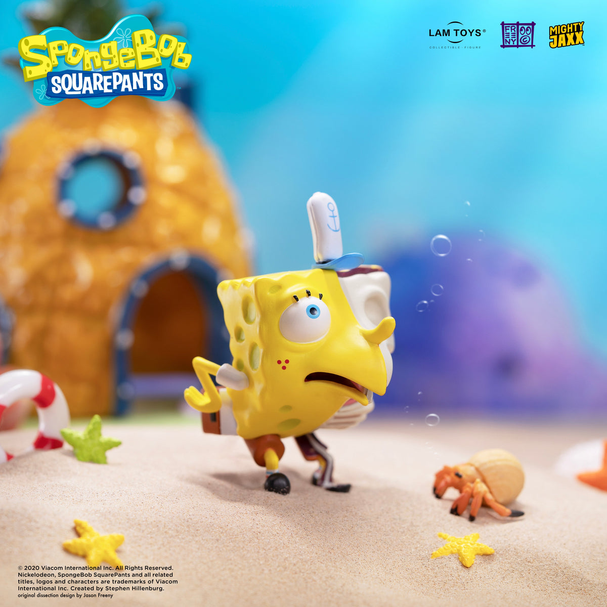 SpongeBob SquarePants (Meme Edition) Hidden Dissectables Blind Box Series by Jason Freeny x Mighty Jaxx