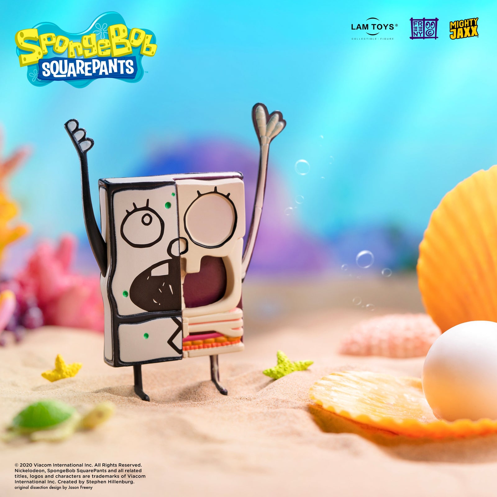 SpongeBob SquarePants (Meme Edition) Hidden Dissectables Blind Box Series by Jason Freeny x Mighty Jaxx