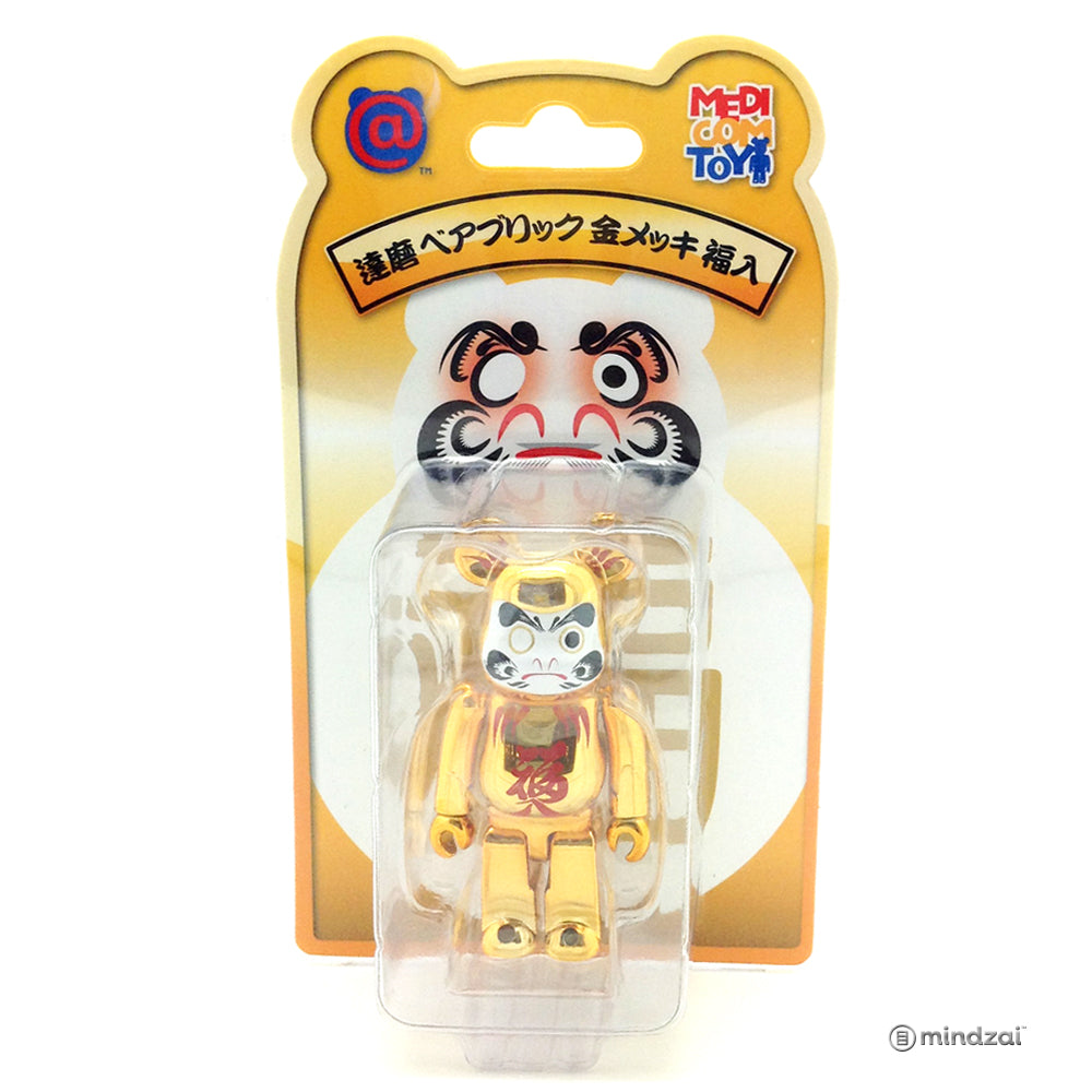 Daruma - Gold Metallic 100% Size Bearbrick (Tokyo Skytree Exclusive)