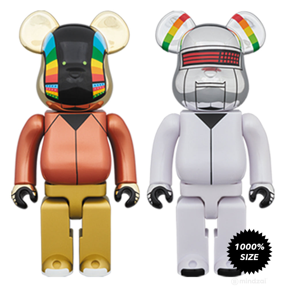 Daft Punk Discovery Version 1000% Bearbrick Set by Medicom Toy