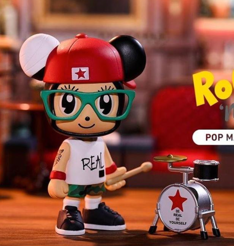 Drum King - Mousy Little Rock n Wave by No2Good x POP MART