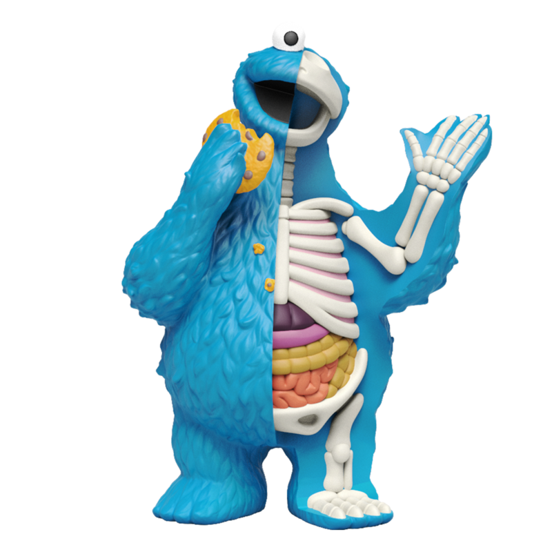 Hidden Dissectables Sesame Street Blind Box Series by Jason Freeny x Mighty Jaxx