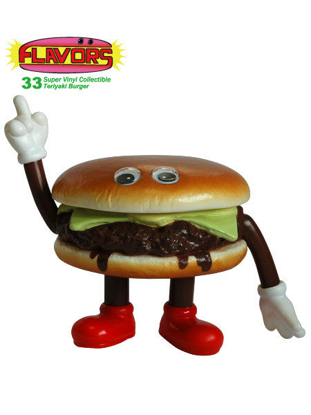 Teriyaki Burger Flavors Sofubi by Dune *Tokyo Treasures* - Mindzai  - 1