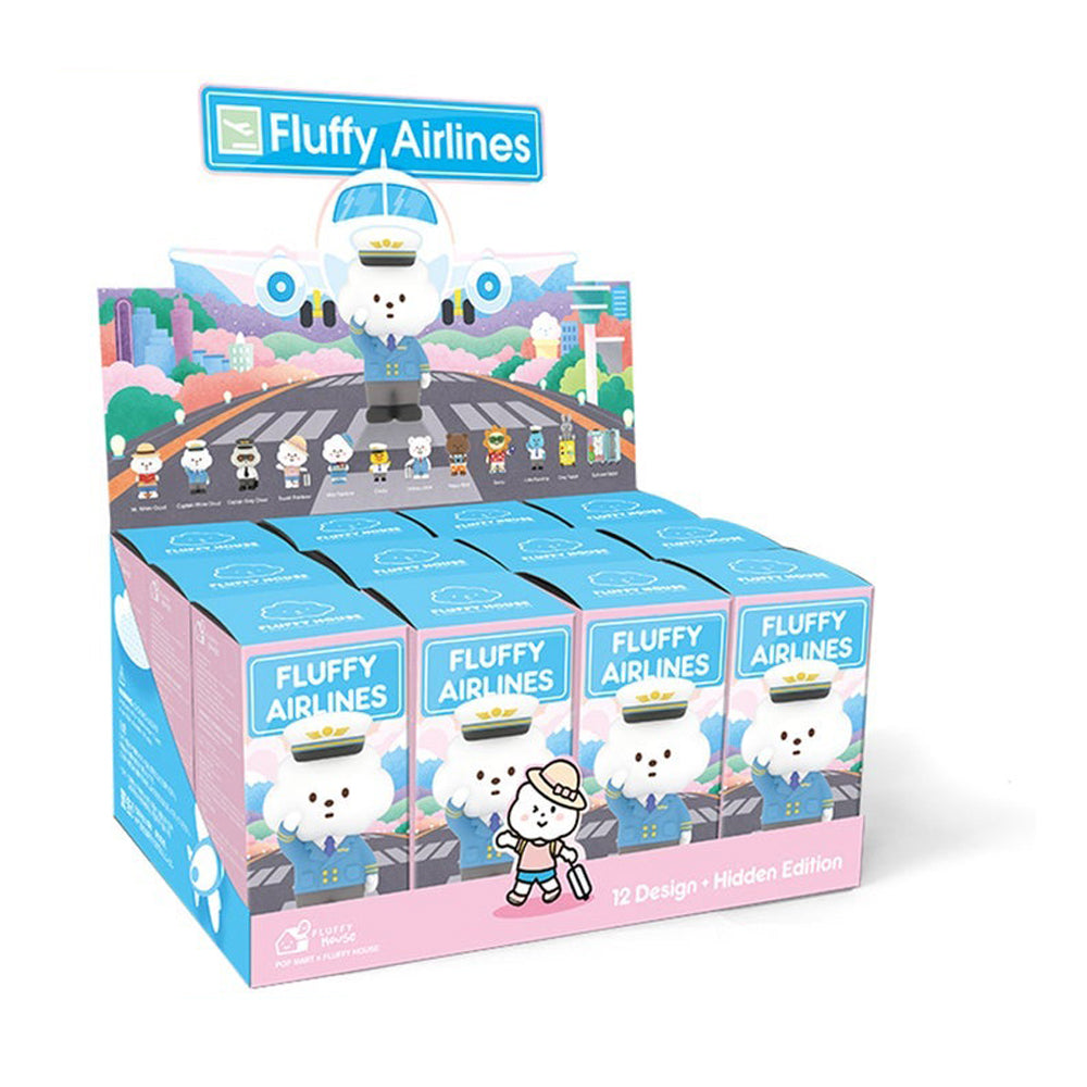 Mr. White Cloud Mini Series 5 Fluffy Airlines Edition by Fluffy House x POP MART