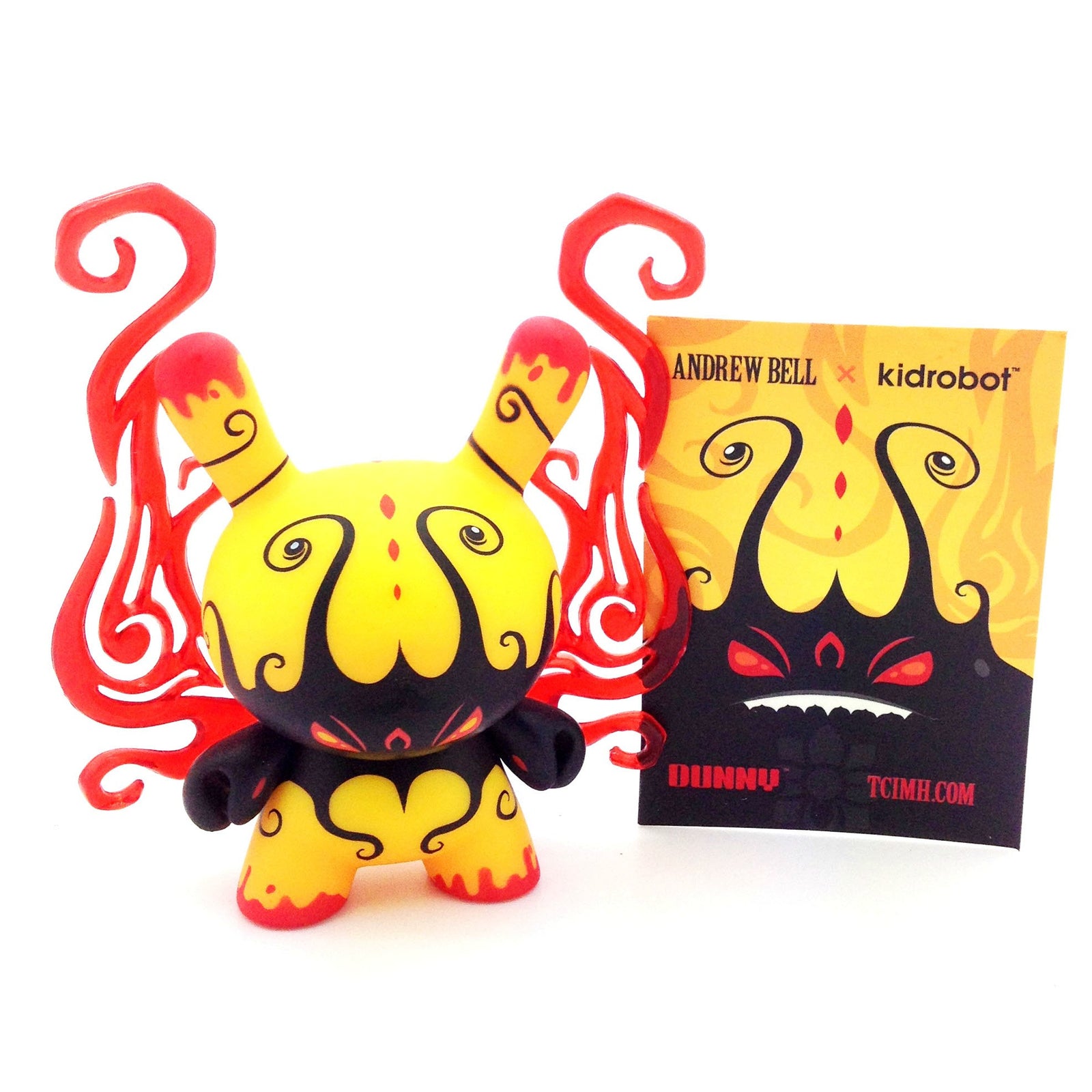 Side Show Dunny Series - Deeper Issues Yellow (Andrew Bell) - Mindzai  - 1