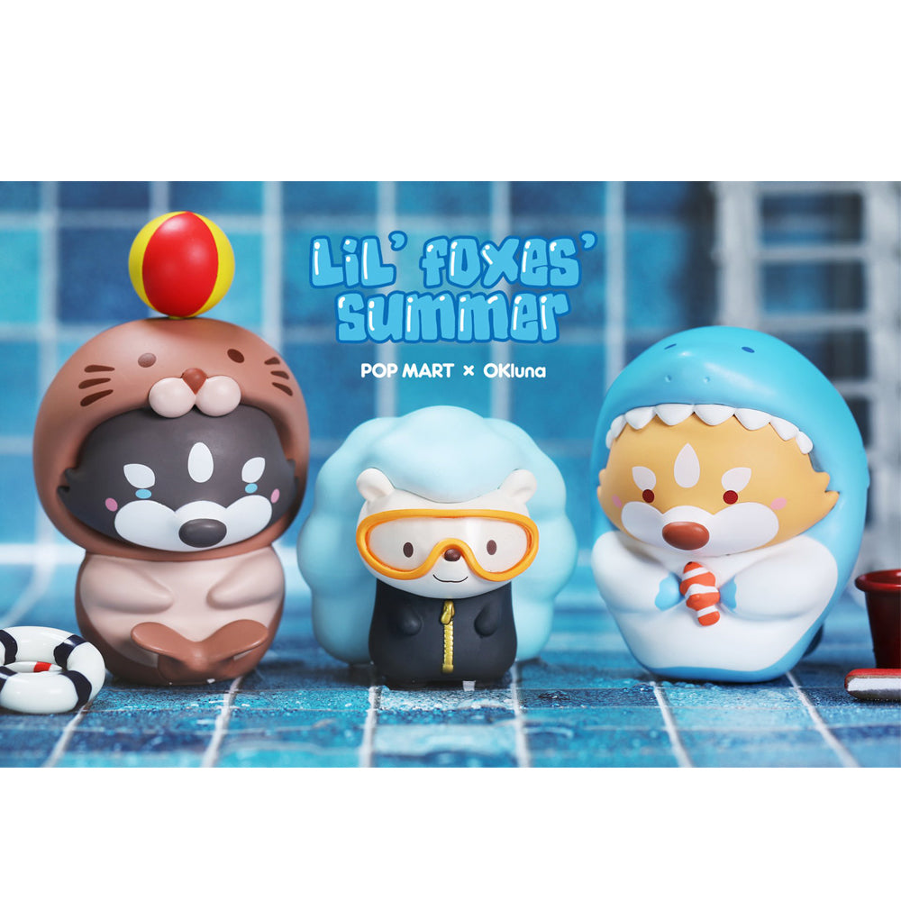 Goobi Lil Foxes Summer Blind Box Series by OKLuna x POP MART