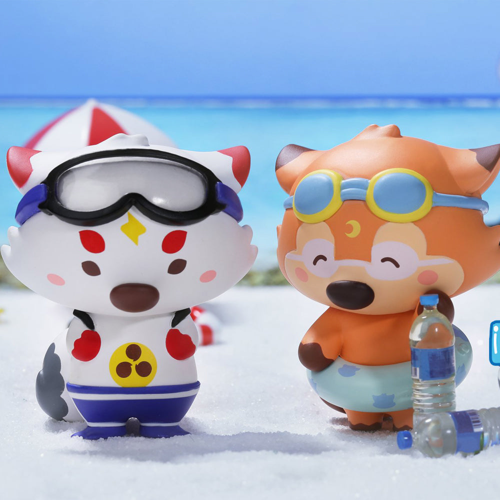 Goobi Lil Foxes Summer Blind Box Series by OKLuna x POP MART