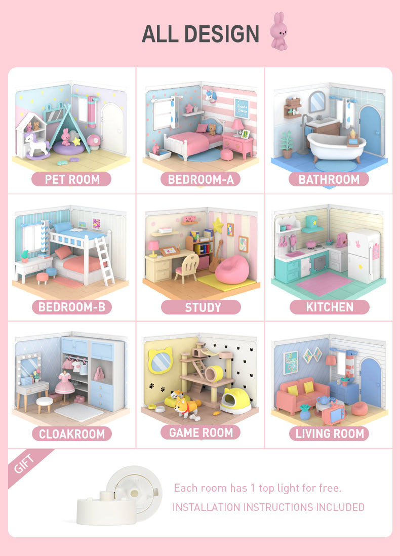 Sweet House Diorama Toy Sets by POP MART