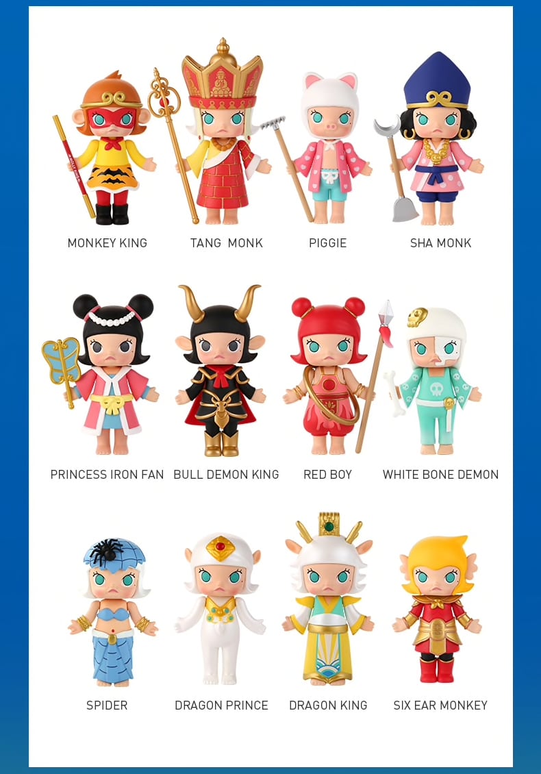 Molly Journey To The West Blind Box Toy Series by Kennyswork x POP MART
