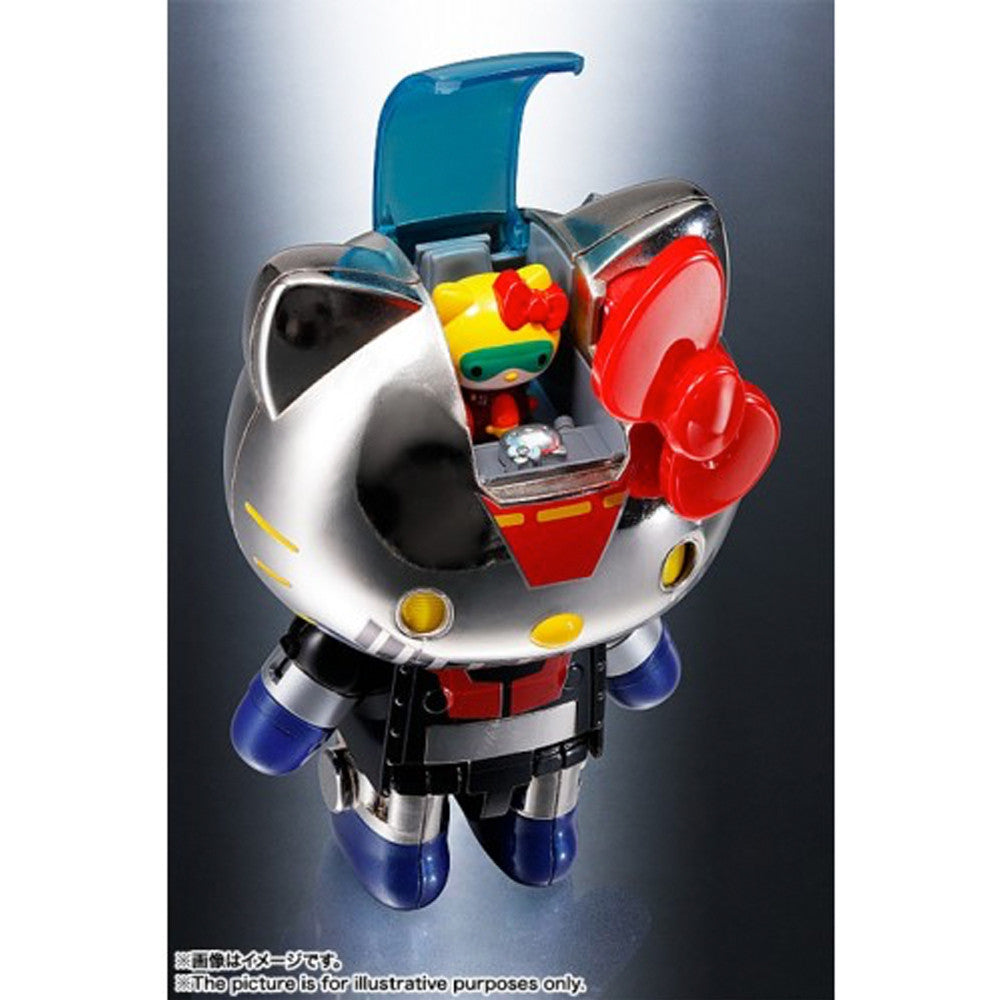 Hello Kitty Mazinger Z Chogokin Super Metal Alloy Toy Figure