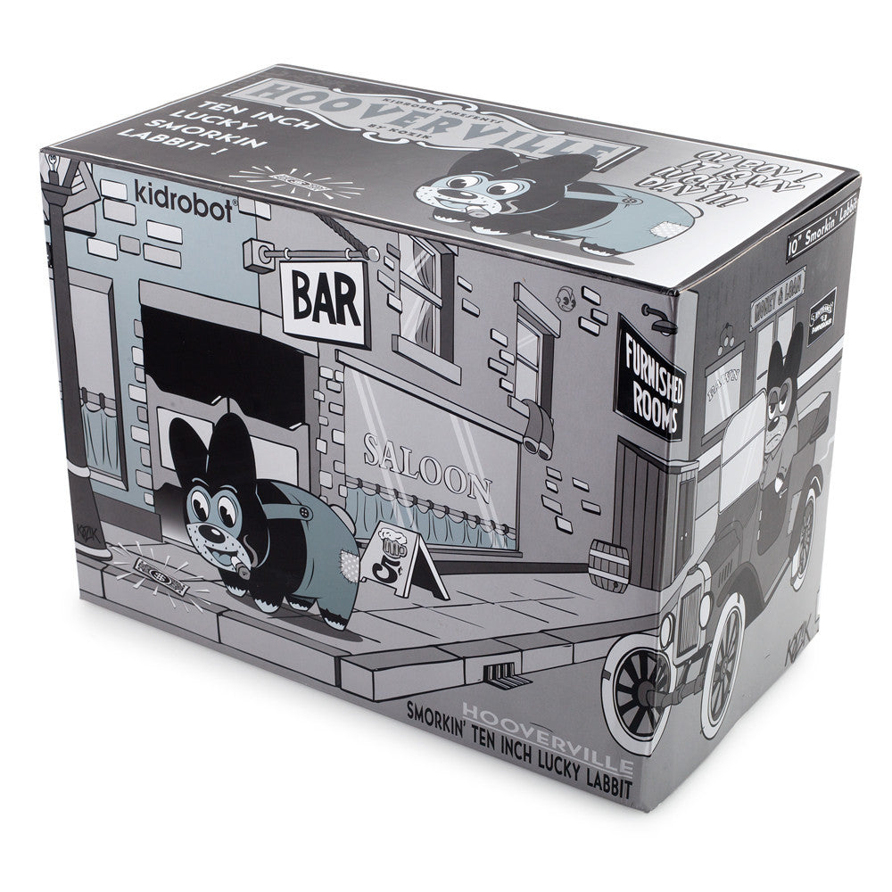 Hooverville Lucky Labbit 10 inch figure by Frank Kozik x Kidrobot - Mindzai  - 6
