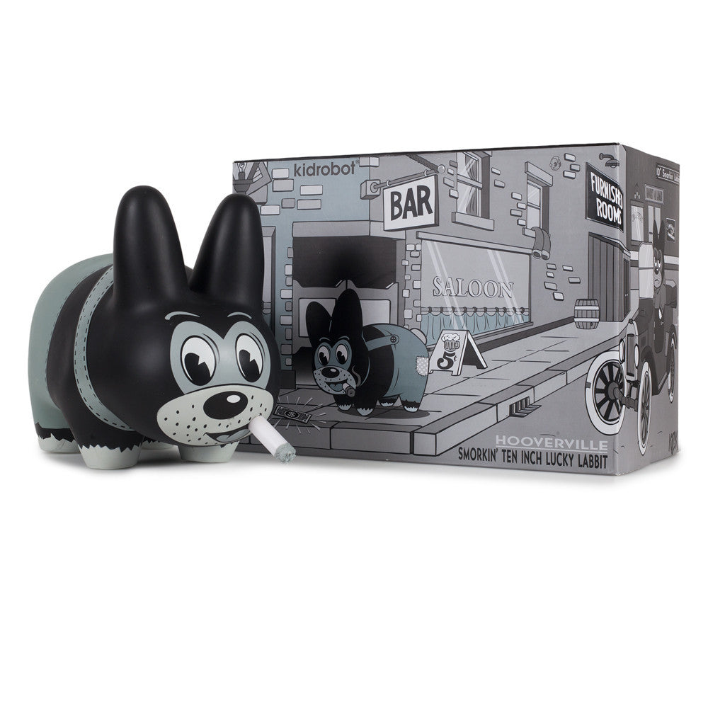 Hooverville Lucky Labbit 10 inch figure by Frank Kozik x Kidrobot - Mindzai  - 7