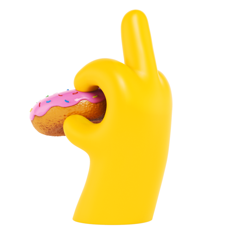 I Donut Care by Abell Octovan x Mighty Jaxx