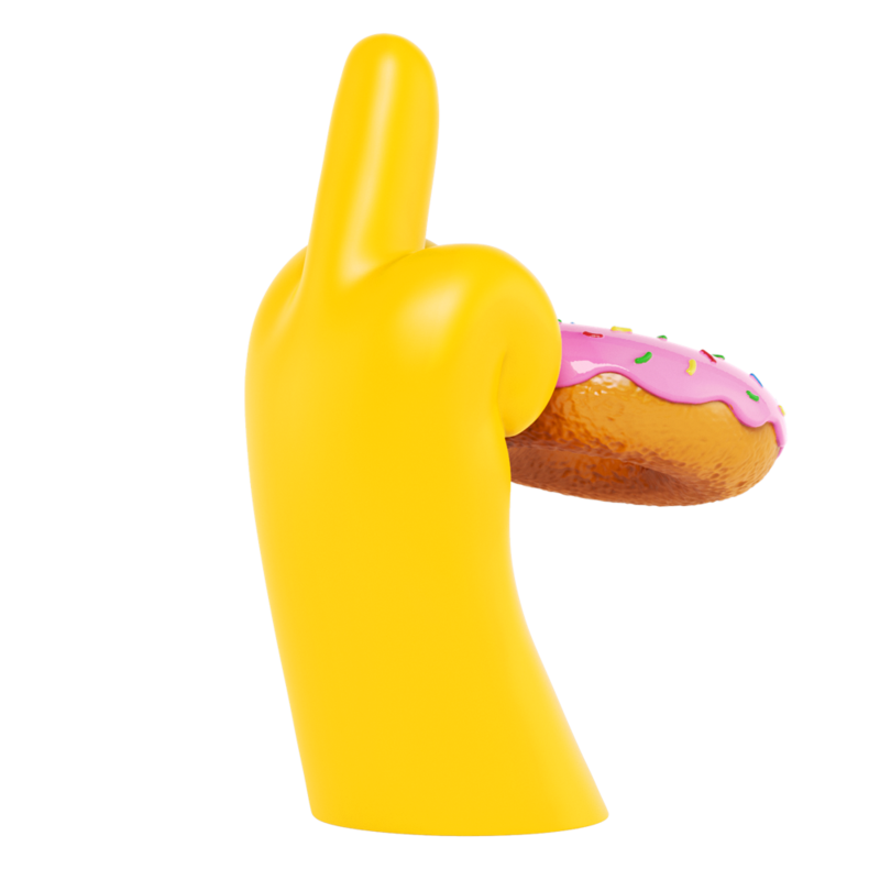 I Donut Care by Abell Octovan x Mighty Jaxx