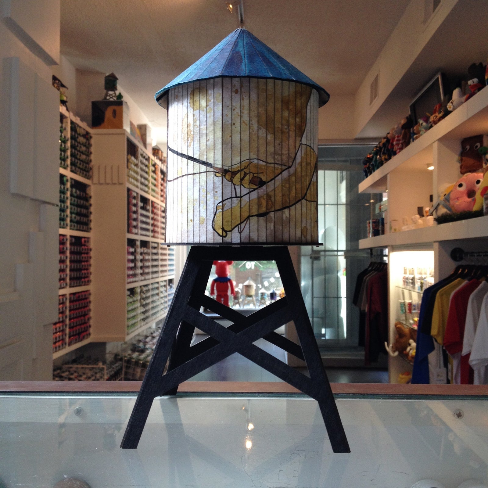 Lou Pimentel Time Flies Custom Boundless Brooklyn Water Tower - Mindzai  - 1