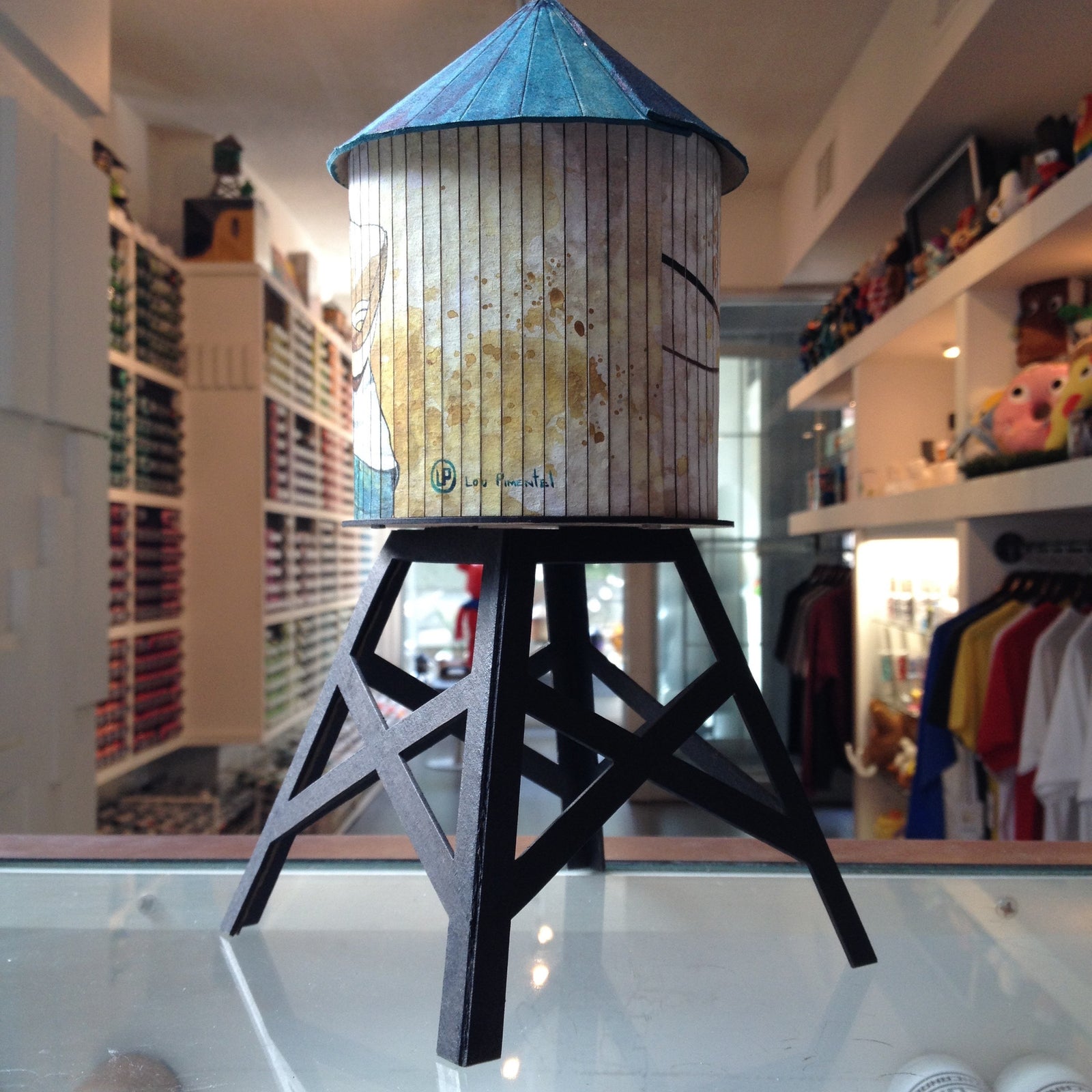 Lou Pimentel Time Flies Custom Boundless Brooklyn Water Tower - Mindzai  - 3